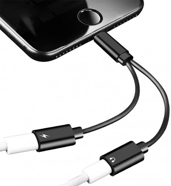 Lightning Kulaklık Şarj Çevirici Çoklayıcı Adaptör Apple iphone