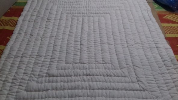 Yün Yorgan,Tek kişilik 160x215 , el sırması, doğal malzeme - 4