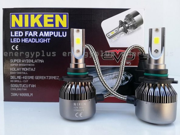 Niken Led Xenon H7-H1-H4-H11-HB3-9005-HB4-9006-H10-H15-H27-H3 - 7