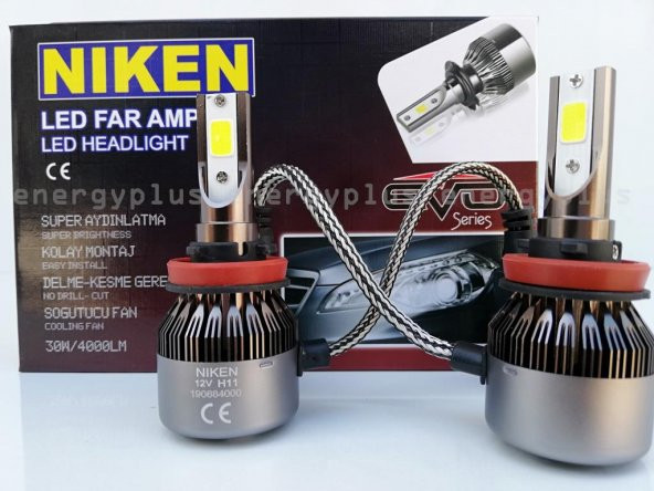 Niken Led Xenon H7-H1-H4-H11-HB3-9005-HB4-9006-H10-H15-H27-H3 - 8