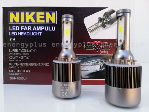 Niken Led Xenon H7-H1-H4-H11-HB3-9005-HB4-9006-H10-H15-H27-H3 - 9