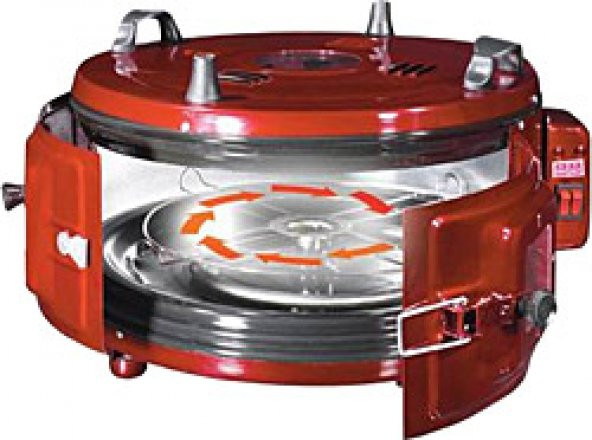 Şamdan 1003 Lüx 32 lt Döner Davul Fırın - 2