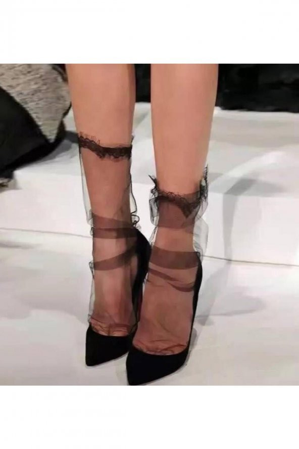 Zariass Şifon Çorap Siyah