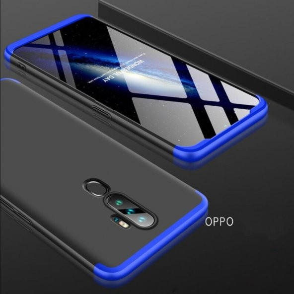 Oppo A5-A9 2020 Kılıf Zore Kamera Korumalı 360 Tam Koruma Ays - 3