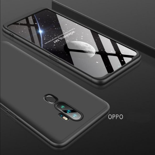 Oppo A5-A9 2020 Kılıf Zore Kamera Korumalı 360 Tam Koruma Ays - 4