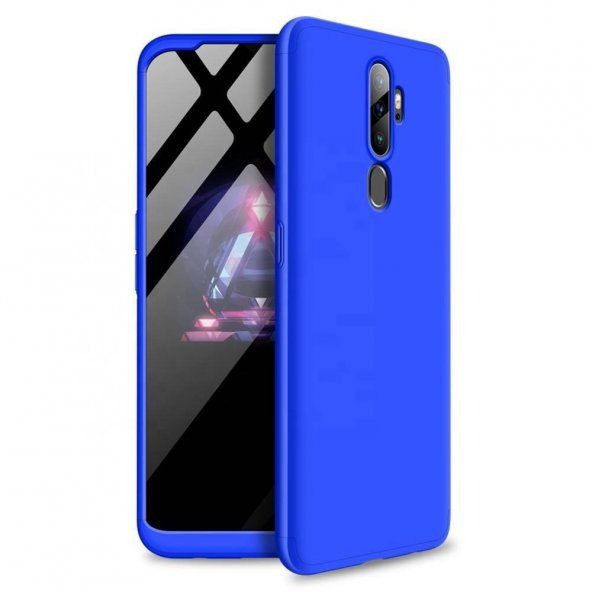 Oppo A5-A9 2020 Kılıf Zore Kamera Korumalı 360 Tam Koruma Ays - 7