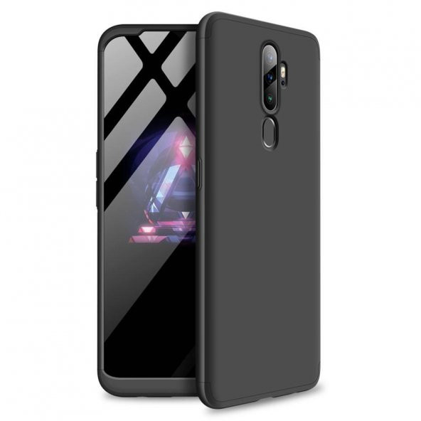 Oppo A5-A9 2020 Kılıf Zore Kamera Korumalı 360 Tam Koruma Ays - 11