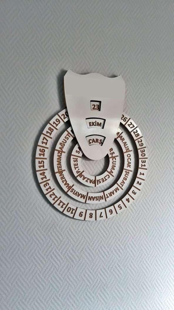 Ahşap Duvar Takvimi Takvim-54301