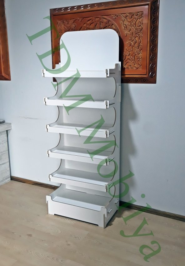 Dekoratif Ahşap Raf Kiler TDM Dolap-44301