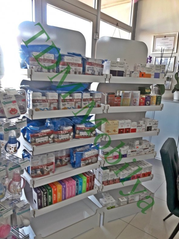 Dekoratif Ahşap Raf Kiler TDM Dolap-44301 - 2