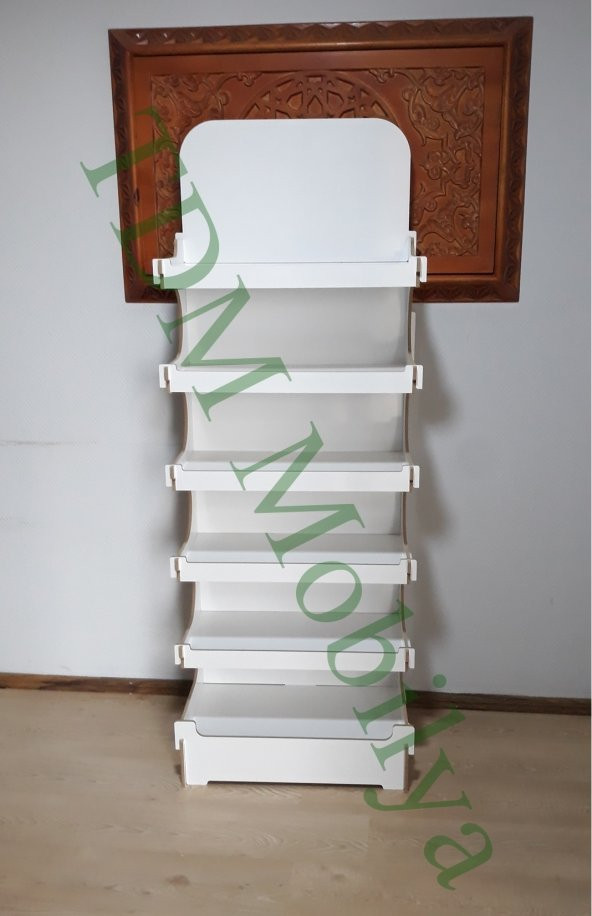 Dekoratif Ahşap Raf Kiler TDM Dolap-44301 - 3