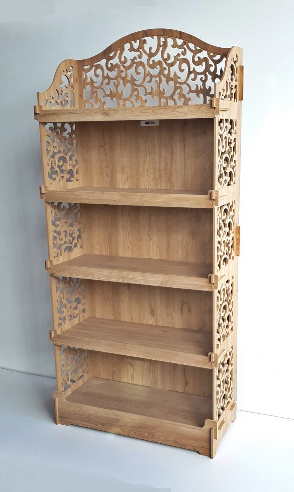 Dekoratif Ahşap Raf Kiler TDM Dolap-44402