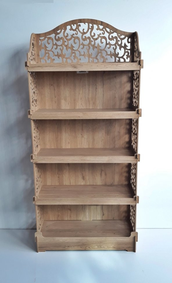 Dekoratif Ahşap Raf Kiler TDM Dolap-44402 - 2