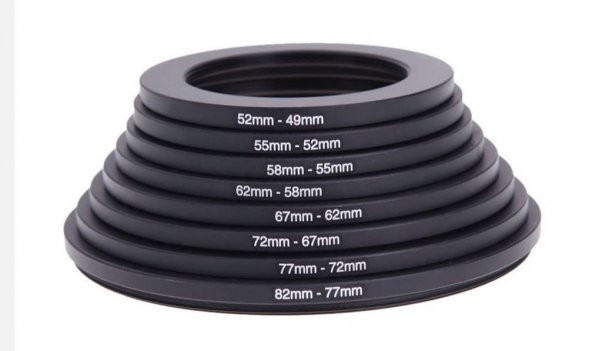 Step-Down Filtre Adaptör Seti 8 Adet