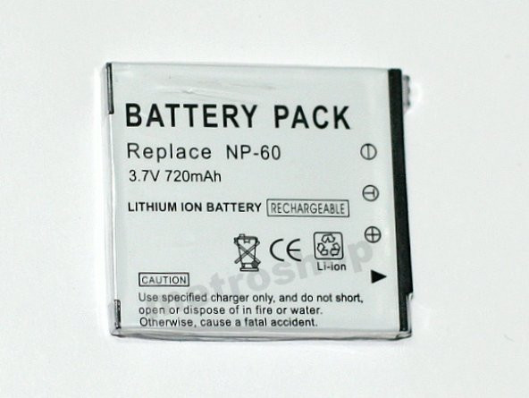 CASİO EX-FS10, EX-S10, EX-Z20, EX-Z80, VB. İçin NP-60 Batarya