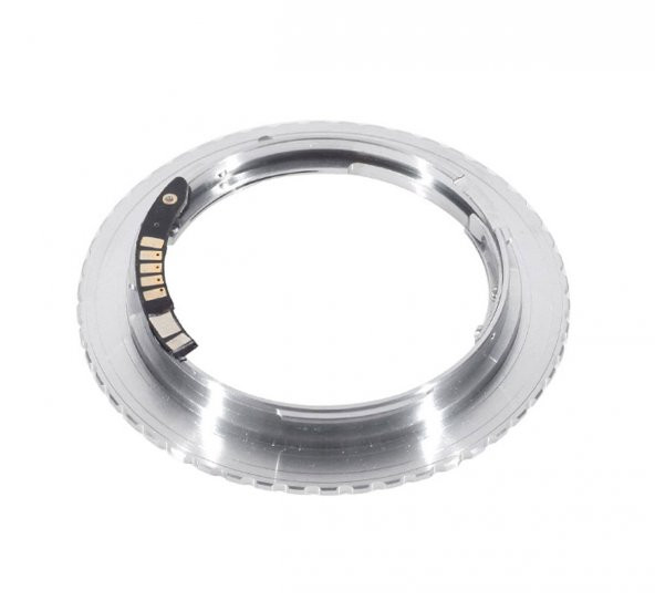Canon EOS için AF Confrim M42 Lens Adaptörü Metal (Çipli) - 2