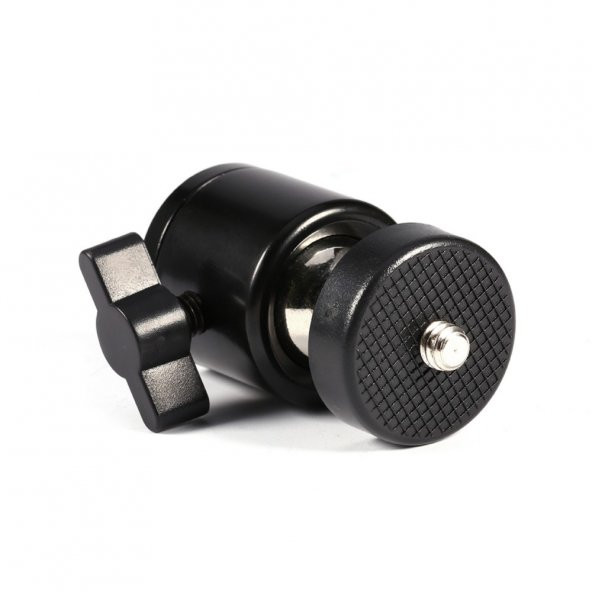 DSLR / SLR, LCD Monitör, Flaş İçin Mini Kafa, Mini Ball Head A - 2
