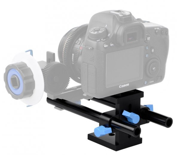DSLR Rig Sistemleri İçin Üniversal Taban Plakası, Baseplate - 4