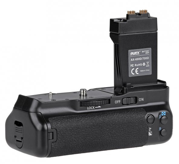 Canon EOS 700D, 650D 600D 550D İçin Ayex AX-600D Battery Grip - 4