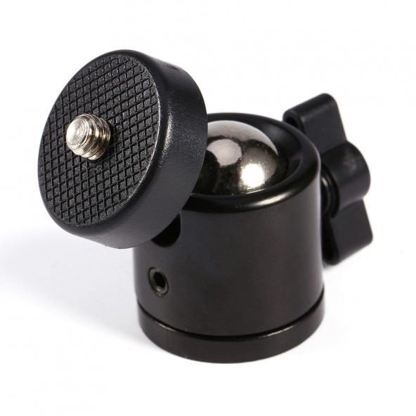 DSLR / SLR, LCD Monitör, Flaş İçin Mini Kafa, Mini Ball Head A - 6