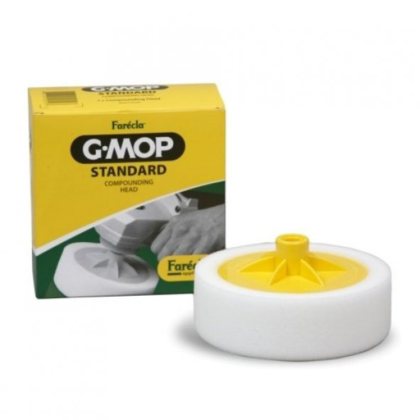 Farecla G-Mop Aplikatörlü Beyaz Pasta Süngeri 150mm