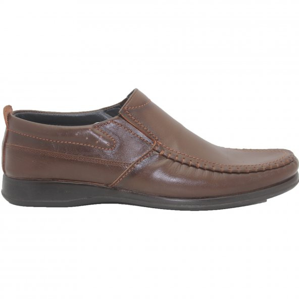 ZONTUR BÜYÜK NUMARA DERİ ERKEK AYAKKABI - Resim 2