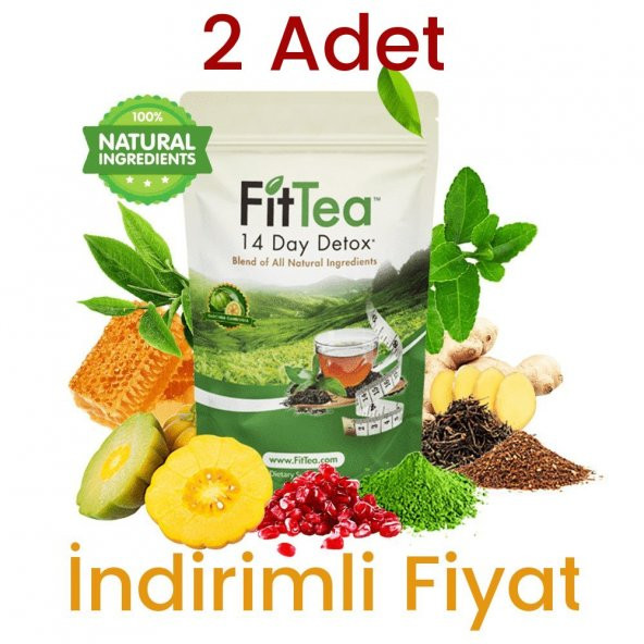Fit Tea 14 Day Detox FitTea Detoks Bitkisel Çay 70 GR 2 Adet