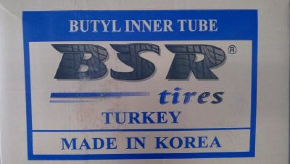 Bsr 6.50-10-7.50-10 650-10 750-10 Js2 Kore Malı İç Lastik
