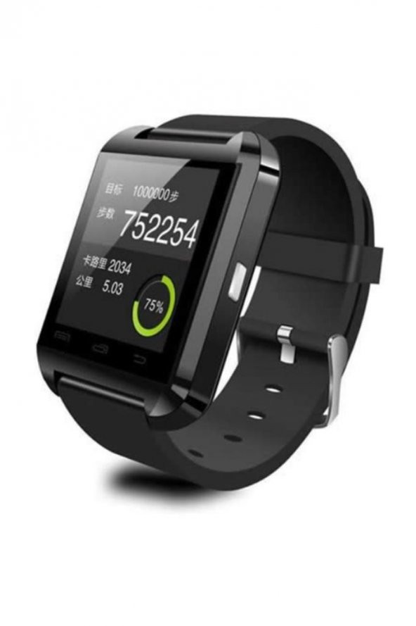 U8 Akıllı Saat Smart Watch - Siyah u8saat-02