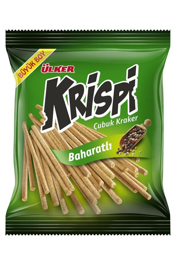 ÜLKER KRİSPİ Baharatlı Çubuk Kraker 89Gr