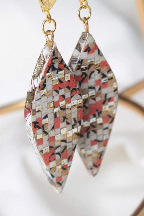 Zariass Küpe Lolita Quilling Baklava Desenli - 2