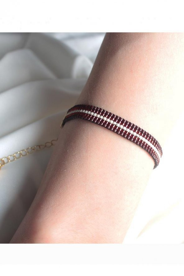 Zariass Bileklik Miyuki Kahve-Bakır