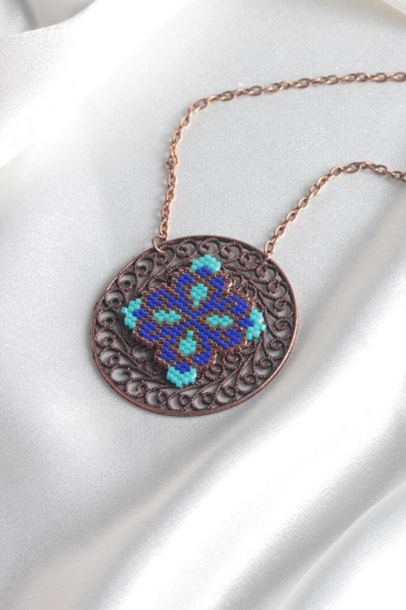 Zariass Kolye Miyuki Yuvarlak Çerçeve