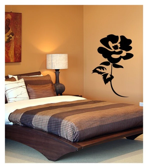 Rose Kadife Duvar Sticker 64X95 Cm