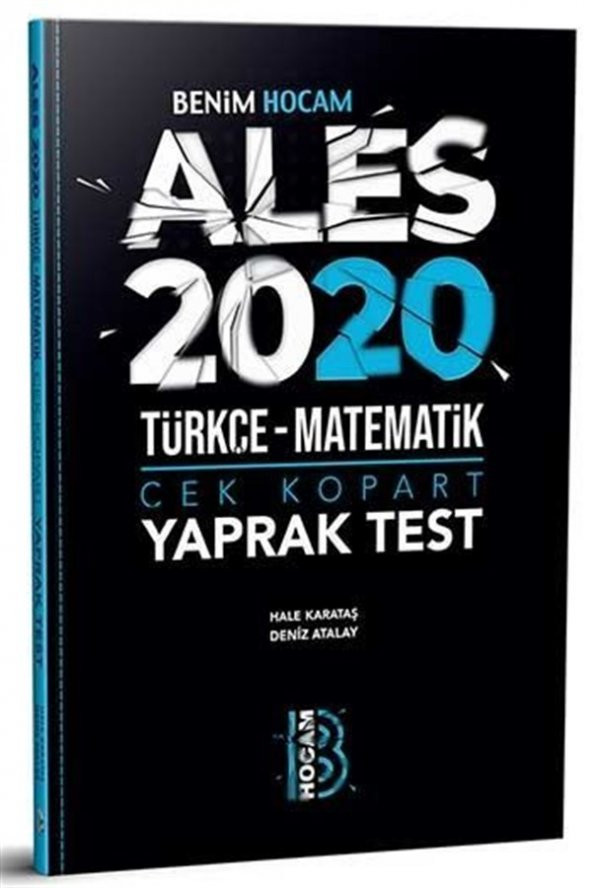 Benim Hocam Yayınları 2020 ALES Türkçe Matematik Çek Kopart Yaprak Test