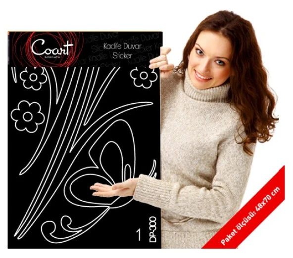 Lignum Kadife Duvar Sticker 155x158 cm