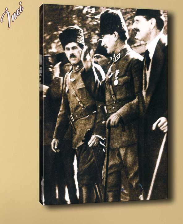 ata-2 Atatürk Mecliste Kanvas Tablo