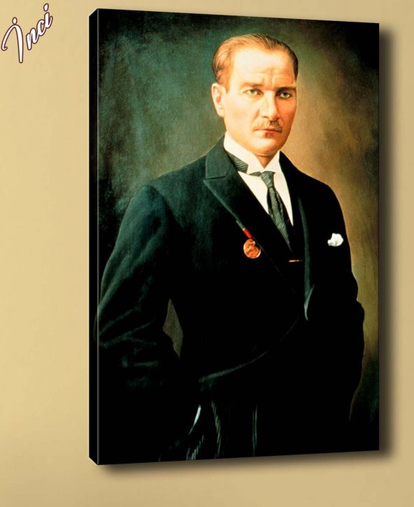 ata-183 Atatürk Mecliste Kanvas Tablo