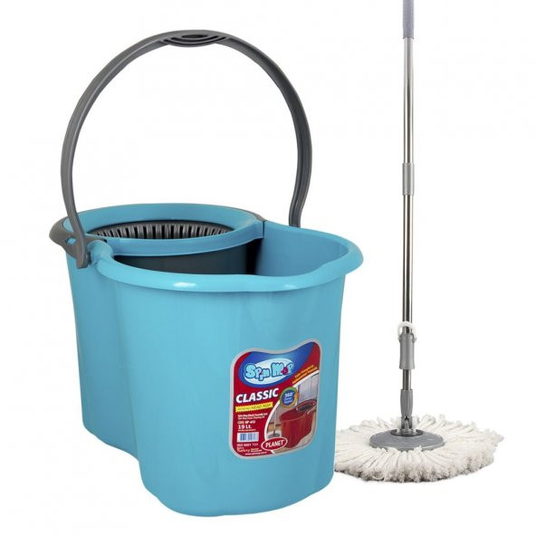 Spin Mop Classic (Klasik) Temizlik Seti 360 Derece Döner Başlık - 5