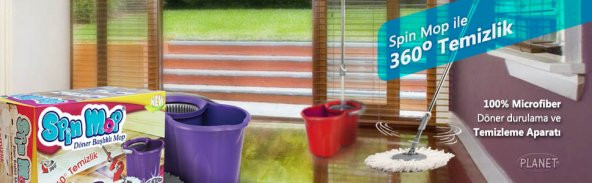 Spin Mop Tablet Mop Orjinal Temizlik Seti - 3