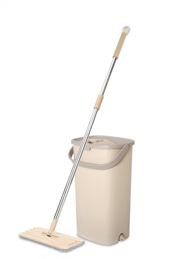 Spin Mop Tablet Yer Duvar Silme Temizlik Seti 1+ 4 Adet Yedek Mop - 4