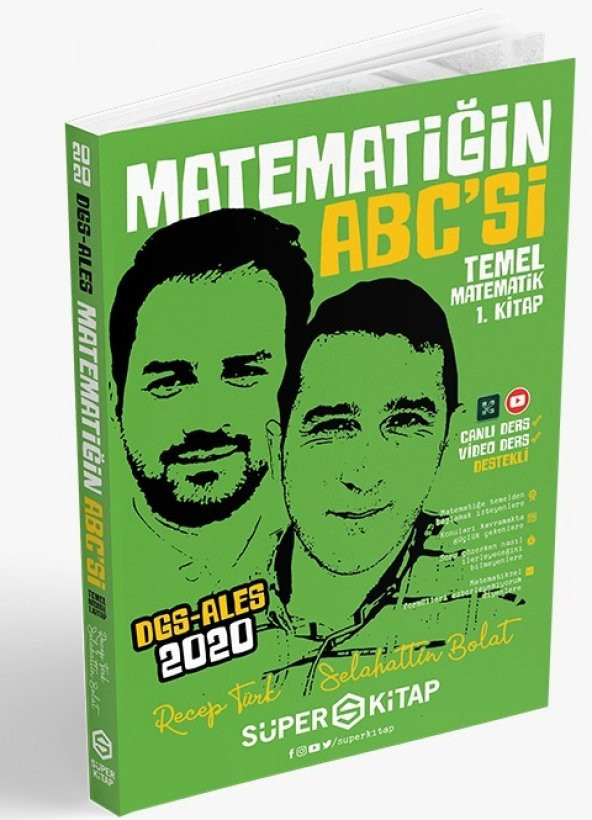 DGS-ALES Matematiğin ABC’Si Temel Matematik 1.Kitap Süper Kitap 2022