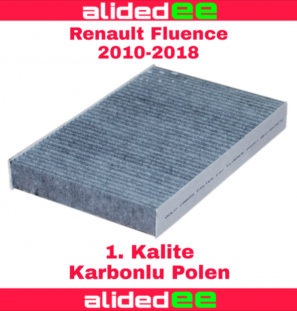 Renault fluence karbonlu polen filtre 2010-2019 arası tüm modeller