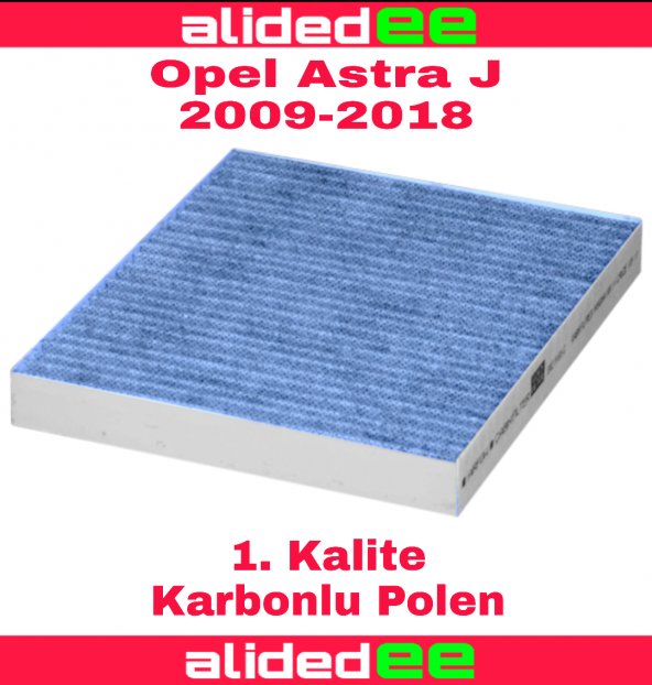 Opel astra J karbonlu polen filtresi 2009-2019 arası tüm modeller