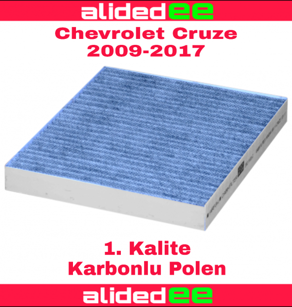 Chevrolet Cruze karbonlu polen filtresi 2009-2017  arası tüm modeller