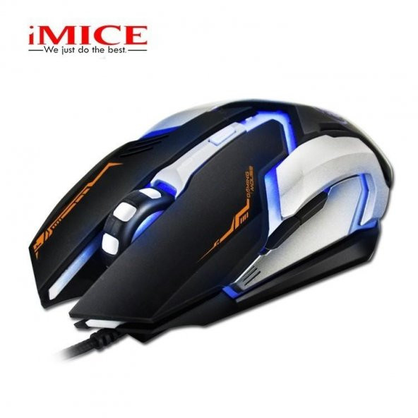 iMICE V6 Gaming Mouse 2400 DPI Işıklı Kablolu Oyuncu Mouse - 4