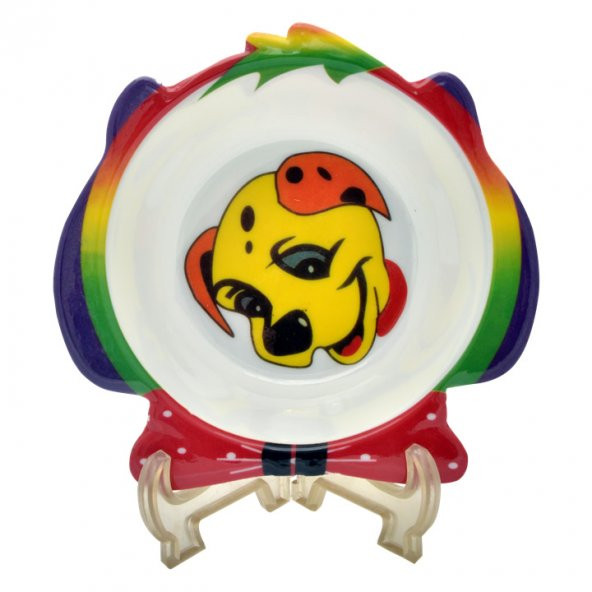 Köpek Melamin Bebek Mama Yemek Tabağı Kabı Bardak Kaşık 5li set - 3