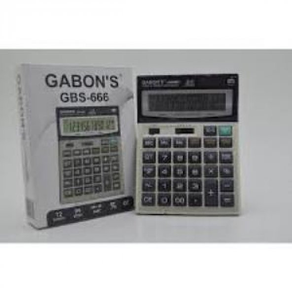 Gabon-s Hesap Makinesi (GBS-666) - 2
