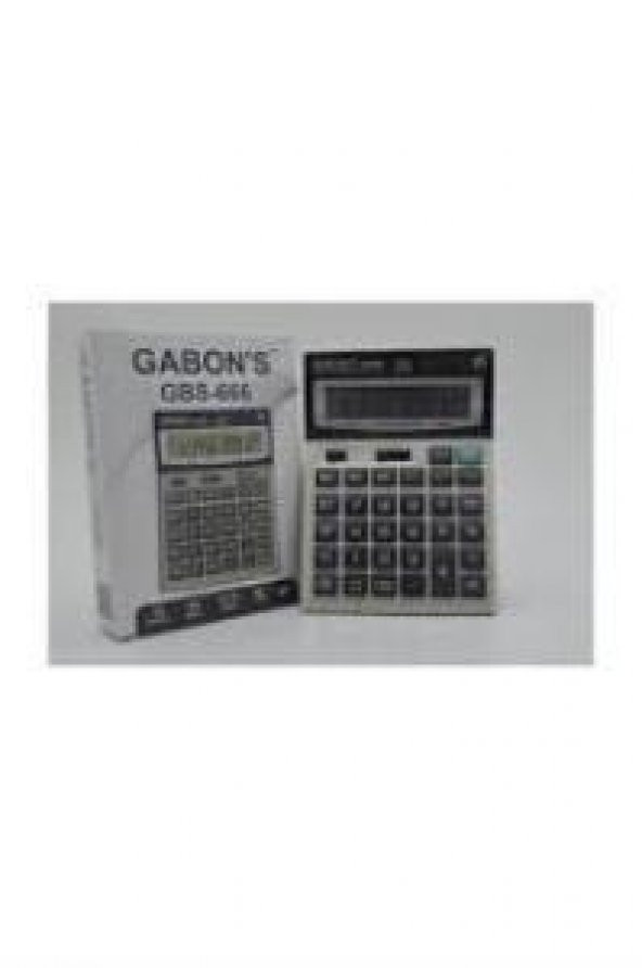 Gabon-s Hesap Makinesi (GBS-666) - 3