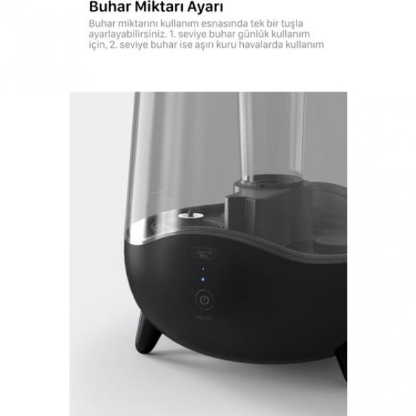 Deerma F325 Gümüş İyonlu Ultrasonik Soğuk Buhar ,Hava Nemlendirici - 7